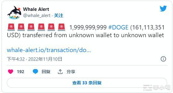 DOGE鲸鱼在暴跌中移动超过 4.1 亿美元,现在能买入？