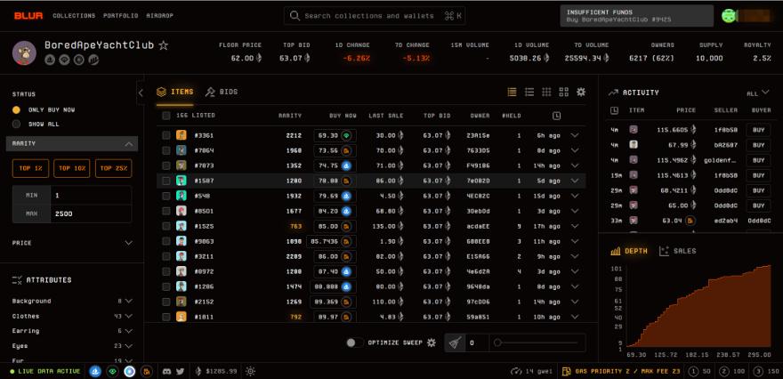 新入局者Blur能否打破OpenSea的垄断地位？