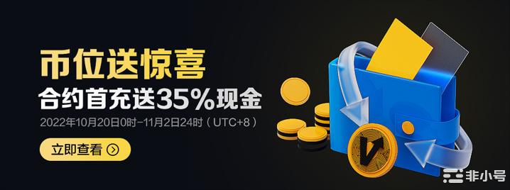 币位送惊喜：合约首充送35%现金