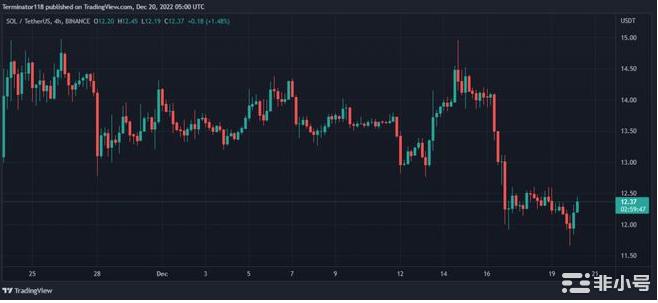 由于多头报复SOL恢复了12.30美元