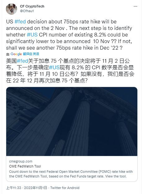 BTC能否在FOMC会议中强势反弹并突破21,000美元？